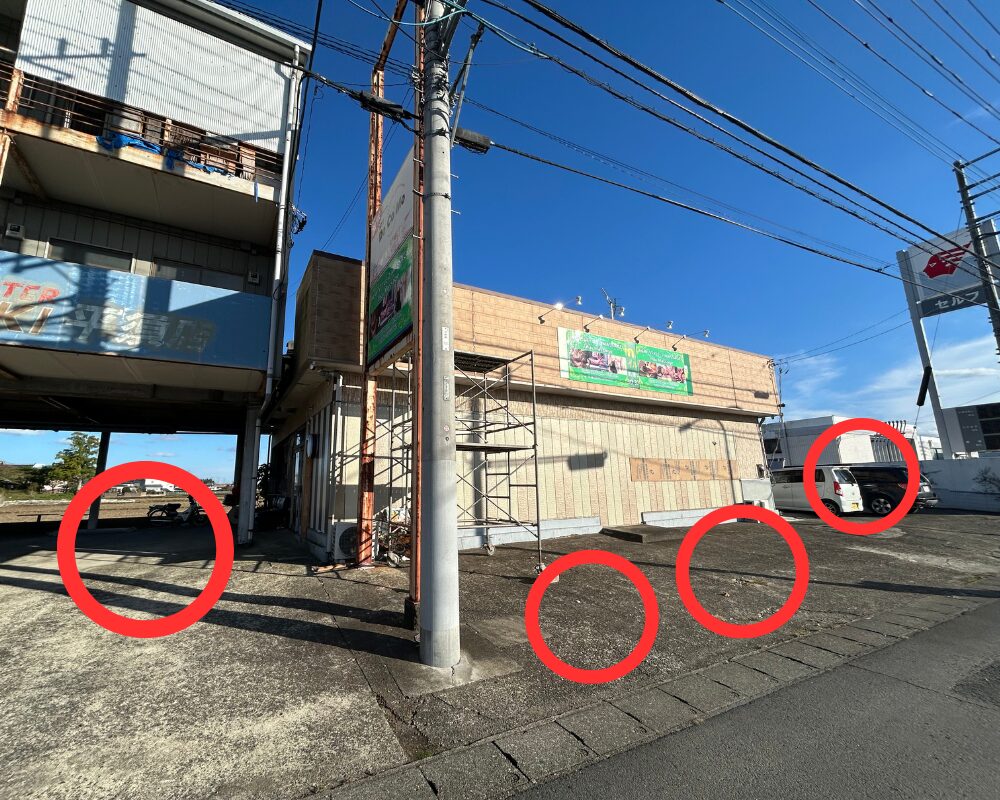 茨城県水戸市平須町のタイ古式マッサージ・NEW STYLE2(ニュースタイル2)駐車場